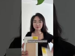 구리 및 스테인리스 스틸 금속 젤리 라미네이트 유리 맞춤 색상