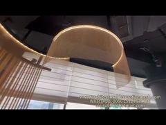 출입구 레스토랑 데모를 위한 건축용 금속 메쉬 커튼 스크린 보기