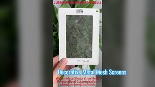 길쌈된 금속 메시 장식적인 철망사 방 분할 창 스크린 곤충 스크린