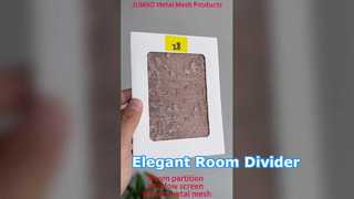 실내 길쌈된 금속 메시 철망사 방 분배자 장식적인 창 스크린