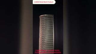 나선형 장식적인 금속 메시에 의하여 구부려지는 주문 스테인리스 분할 스크린