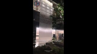밤하늘에 물커튼