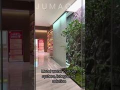 현대 스테인레스 스틸 워터 커튼 럭셔리 기능