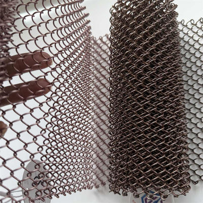 스테인리스 스틸 금속  Mesh 천장 다양한 크기 0.8mm에서 3mm 내구성있는 스타일리시 천장을 위해