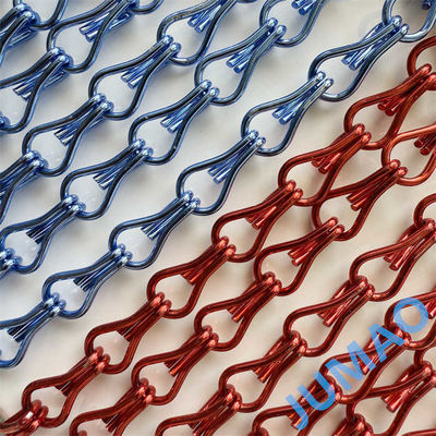 1.8mm 또는 2.0mm 와이어와 함께 정적 또는 슬라이딩 커튼에서 사용자 정의 가능한 체인 천장