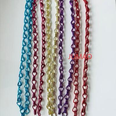 내식성 금속은 금속 체인 연결 커튼 튼튼한 산업을 가립니다