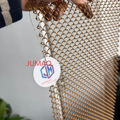 나선형 장식적인 금속 메시 실내 건축 메시에 의하여 길쌈되는 메시 금속